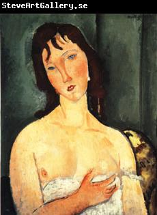 Amedeo Modigliani Portrait of a yound woman (Ragazza)